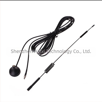 AH-LINK antenă SMA omnidirecțională pentru exterior GPRS/GSM/3G/4G, 50 Ω, 12 dB câștig, SWR ≤ 1.5, montaj cu ventuză