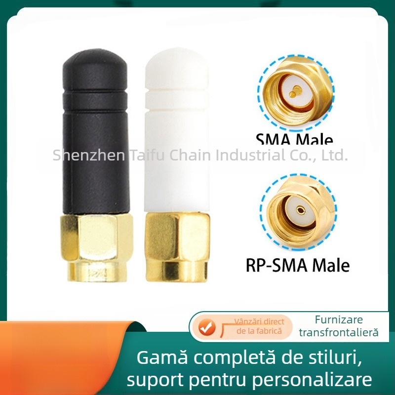 TAIFULINK Antenă omnidirecțională 2.4G WiFi & Zigbee, conector SMA, 50Ω, 2 dBi, SWR ≤ 1.5