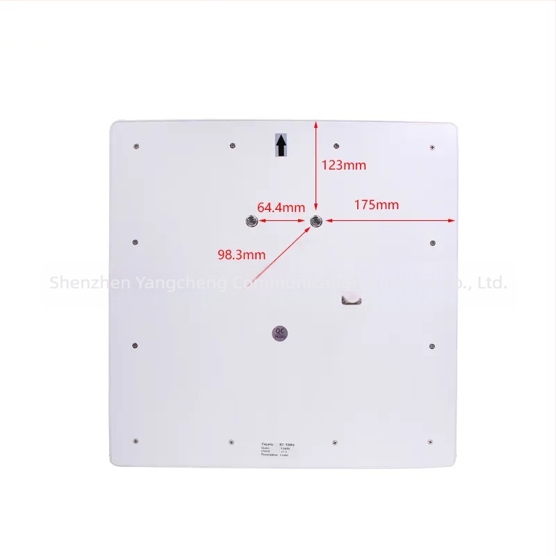 Antenă panou RFID UHF, câștig de 12 dBi, impedanță 50 Ω, SWR ≤ 1.8, polarizare liniară