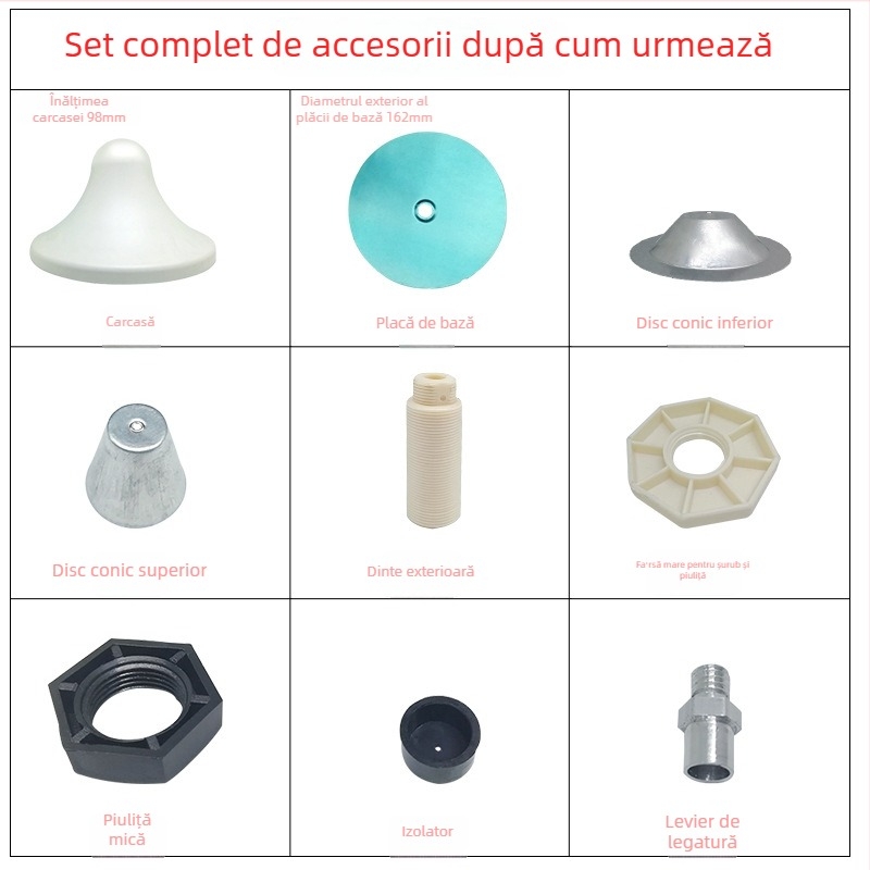 HU-151 Antenă omnidirecțională de interior pentru tavan, 2.4-2.5 GHz, 3-5 dBi, 50 ohm, SWR <= 1.5