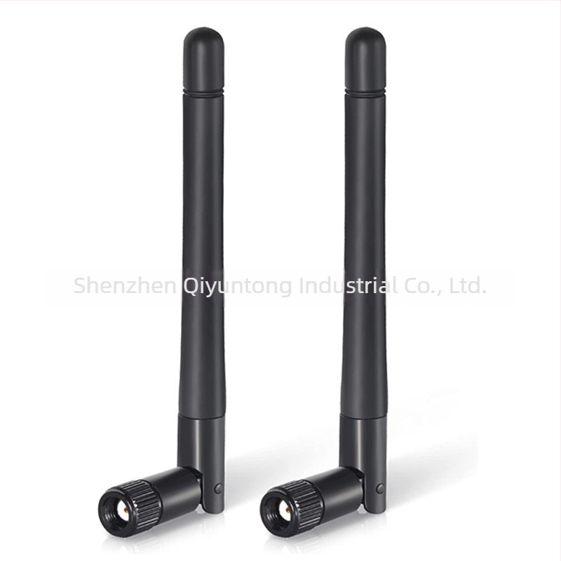 Antena pliabilă pentru router, benzi 2.4G/5.8G, câștig 3 dB, conector SMA, SWR ≤ 1.5, model AP-2.4G-01