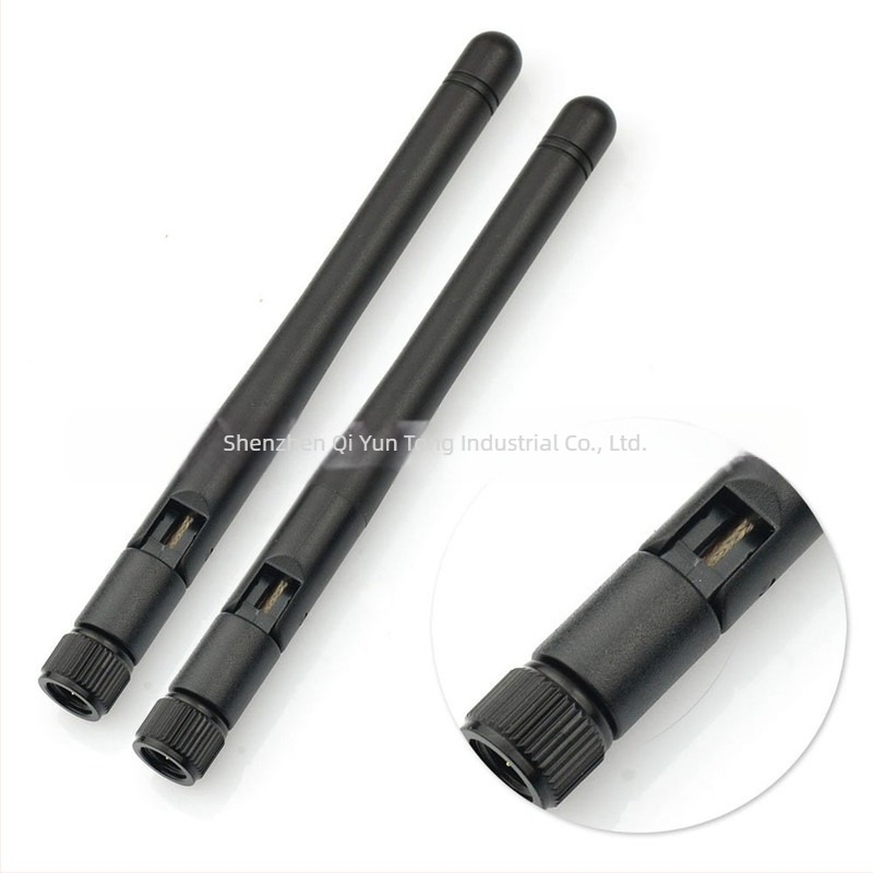 Antena pliabilă pentru router, benzi 2.4G/5.8G, câștig 3 dB, conector SMA, SWR ≤ 1.5, model AP-2.4G-01