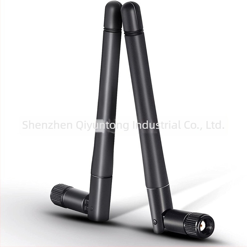 Antena pliabilă pentru router, benzi 2.4G/5.8G, câștig 3 dB, conector SMA, SWR ≤ 1.5, model AP-2.4G-01