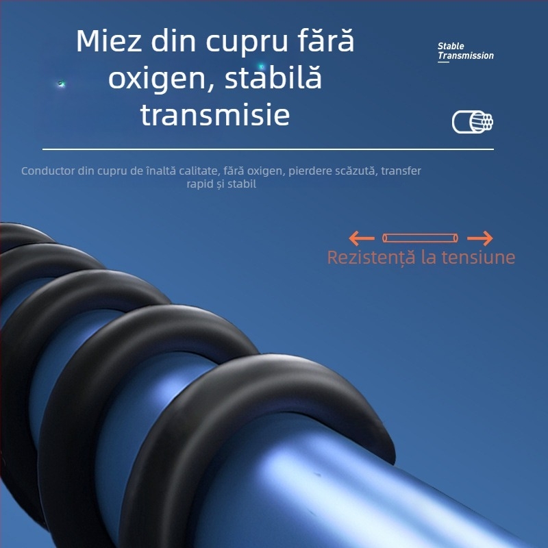 Cablu coaxial RF pentru comunicații – cablu feeder cu pierdere redusă, interior plafon / exterior antenă, model 50-5, LINTRATEK