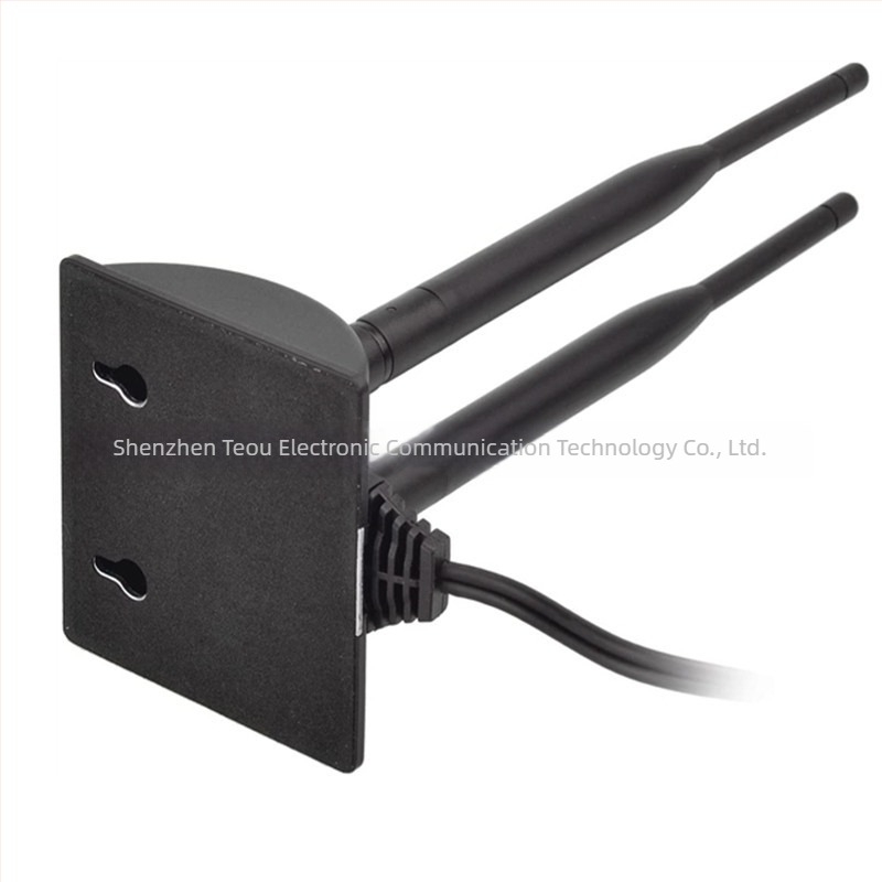 Antena desktop dual-band 2,4/5 GHz, câștig 5 dBi, cablu SMA de 3 m, SWR ≤ 1.5