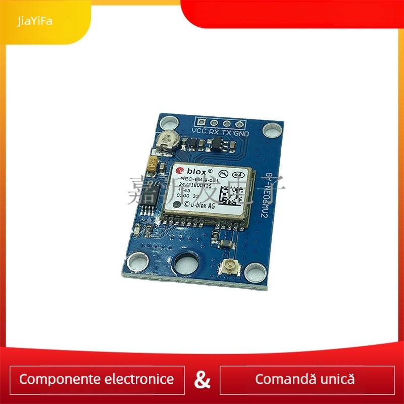 Modul de antenă GPS, antenă ceramică activă, model GY-NEO-6M/7M/8M, Jia Yifa, câștig 1, bandă de frecvență 9600, tensiune de funcționare 3