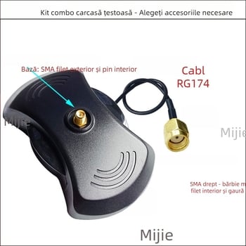 Cablu SMA pentru extinderea antenei cu conectori SMA masculin/feminin, RG174 coaxial RF, 50 Ω, lungime personalizabilă