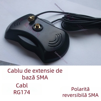 Cablu SMA pentru extinderea antenei cu conectori SMA masculin/feminin, RG174 coaxial RF, 50 Ω, lungime personalizabilă