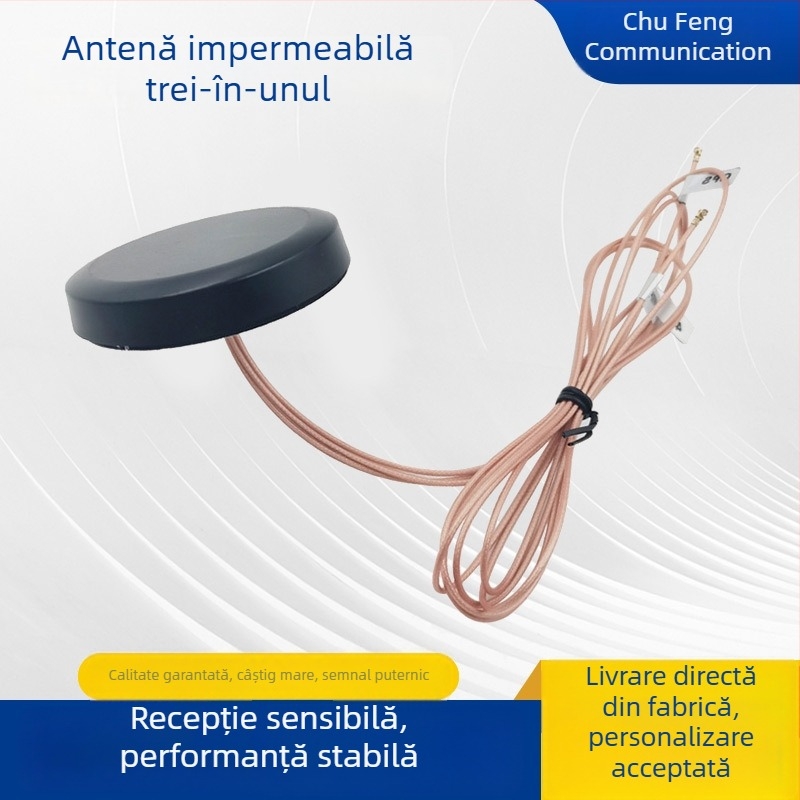 Antena externă impermeabilă pentru dulap, cu interfață IPEX SMA, 4G, Wi‑Fi și GPS