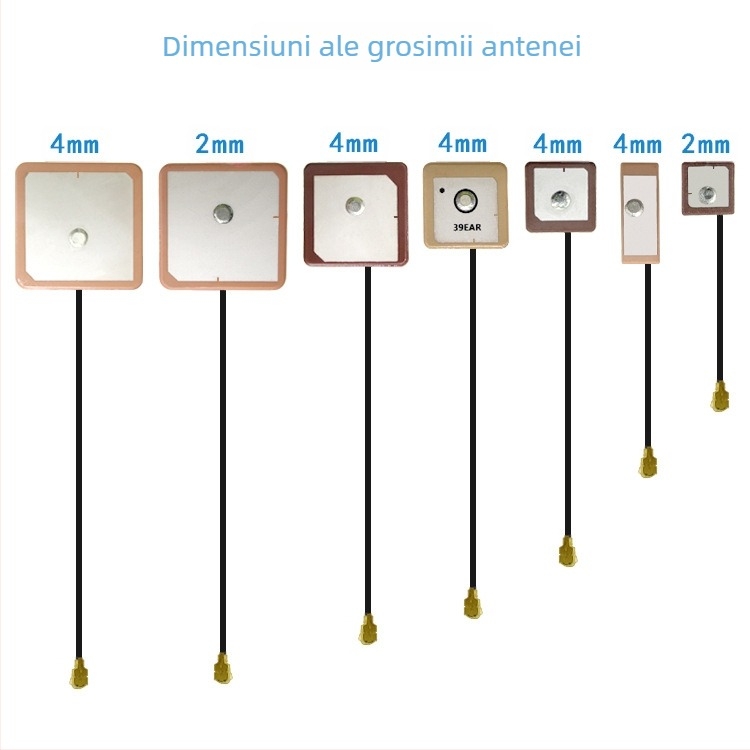 Modul GNSS Beidou GPS, antenă activă încorporată, modul ceramic dual-frequency, câștig de 28 dB, conector IPEX