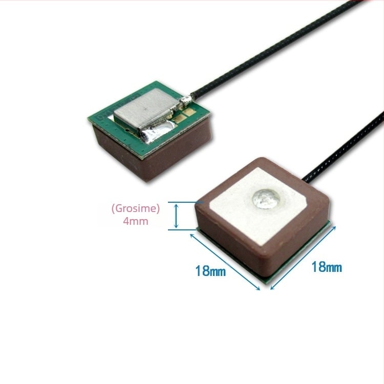 Modul GNSS Beidou GPS, antenă activă încorporată, modul ceramic dual-frequency, câștig de 28 dB, conector IPEX