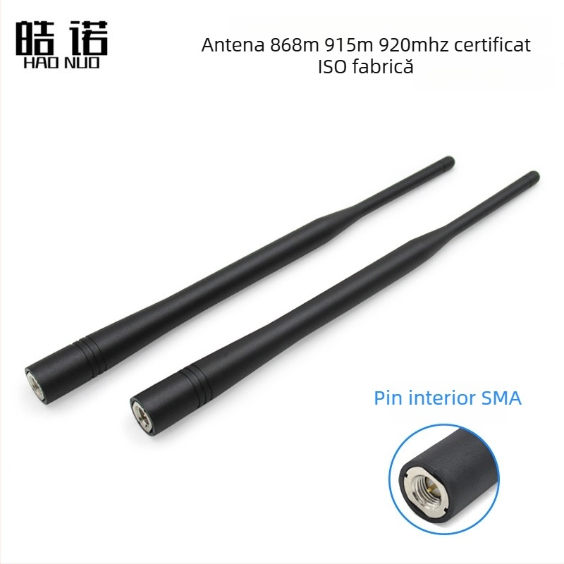 Antenă externă SMA Hao Nuo HN850-950, omnidirecțională, 5 dBi, 850–950 MHz, 50 Ω, SWR ≤ 2.0