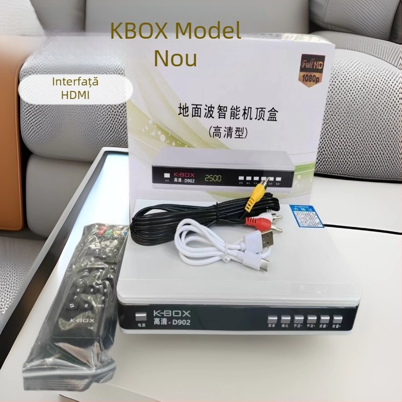 Open Bosh D902 HD DTMB set-top box terestru pentru televiziune cu ieșire AV