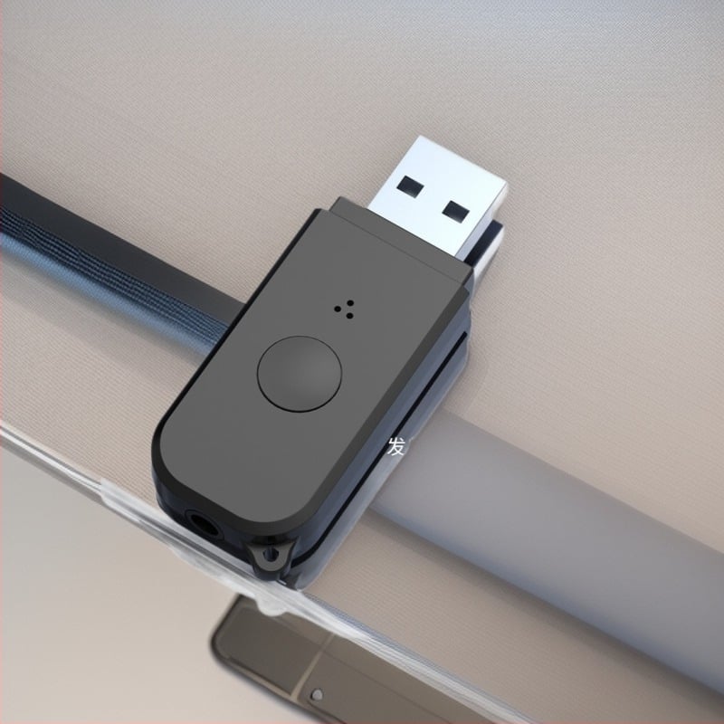 Transceiver USB Bluetooth audio V5.3 - USB + AUX, Plug-and-Play, alimentare externă, rază 10 m, 3 Mbps, 2,4 GHz