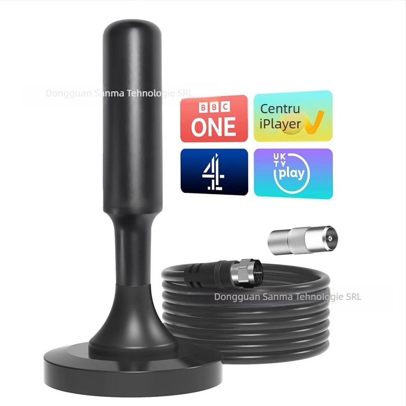 Antena auto DTMB terestră HD pentru televiziune digitală, universală pentru mașini europene și americane; etichetă privată OEM licențiată