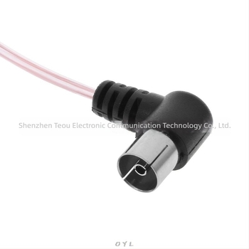 Ant-108 Antenă FM cu unghi drept, amplificator de putere, compatibilă cu MD TV card, conector feminin dublu