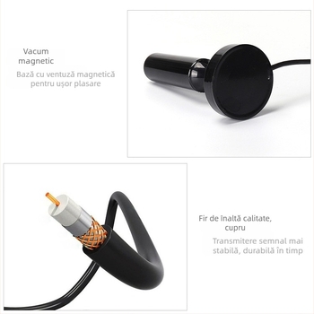 DTMB antenă TV interior/exterior și receptor TV digital HD