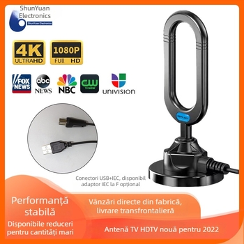 Antena TV exterioară, model 160t-o-w5usb-f-5r0g2, câștig 22 dB, gamă de frecvențe 170-700 MHz, impedanță 75 Ω, SWR ≤ 3