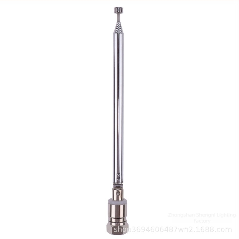 F head 7120 antenă FM telescopică, set de 5 piese, conector TV masculin 3,5 mm BNC