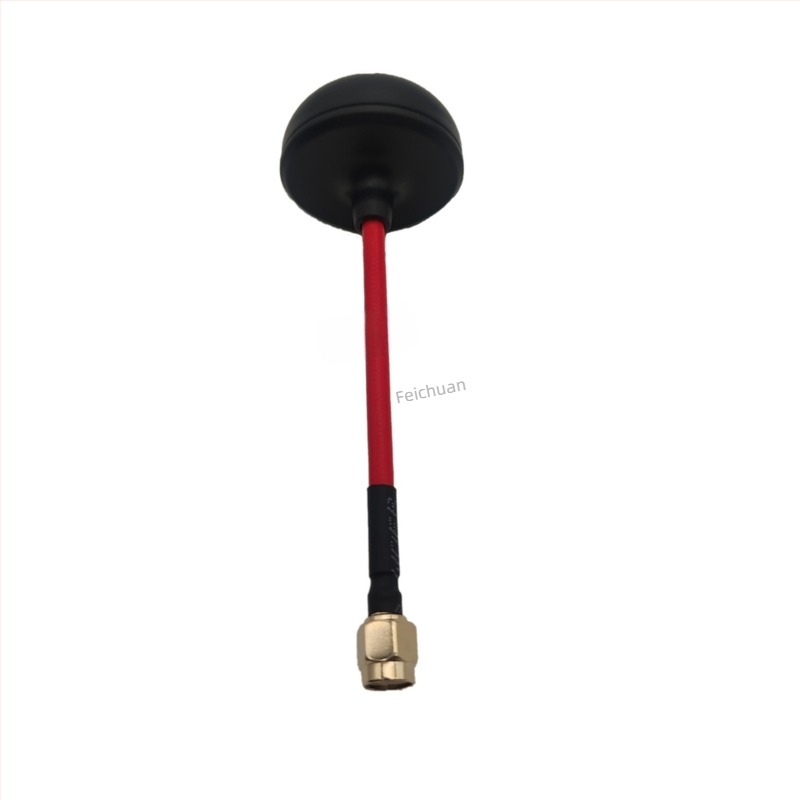 Antena tip ciupercă pentru dronă, transmisie video, polarizare circulară, 5.8/1.3 GHz, 50 Ω, câștig 5 dB, SWR ≤ 1.5, Brand fc