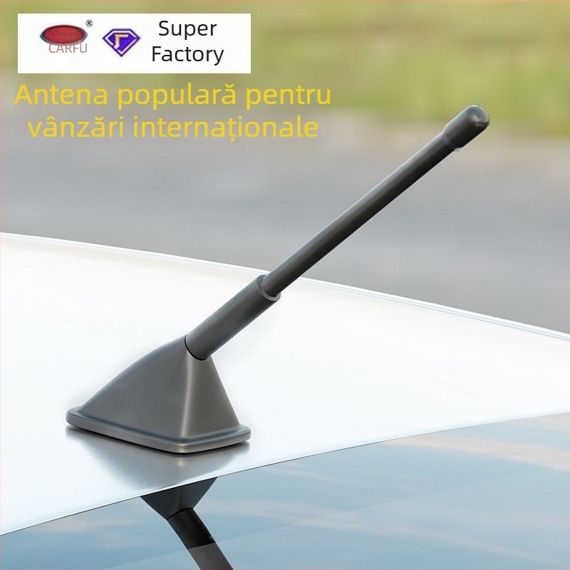Antena decorativă pentru mașină, montare cu adeziv, universală pentru toate modelele, Carfu