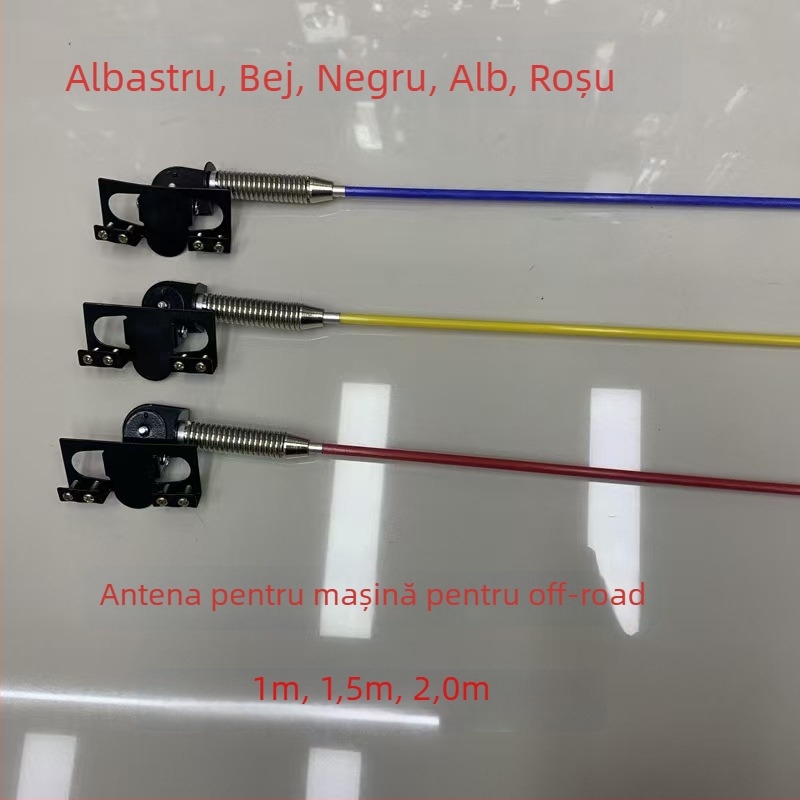 Antena decorativă pentru mașini, motociclete și vehicule electrice, cu montaj filet și bază cu arc — Che jiesheng