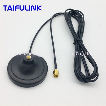 Bază de antenă 2,4 GHz cu cablu de extindere WiFi de 3 m, conector SMAJK masculin, pentru antene 3G/4G