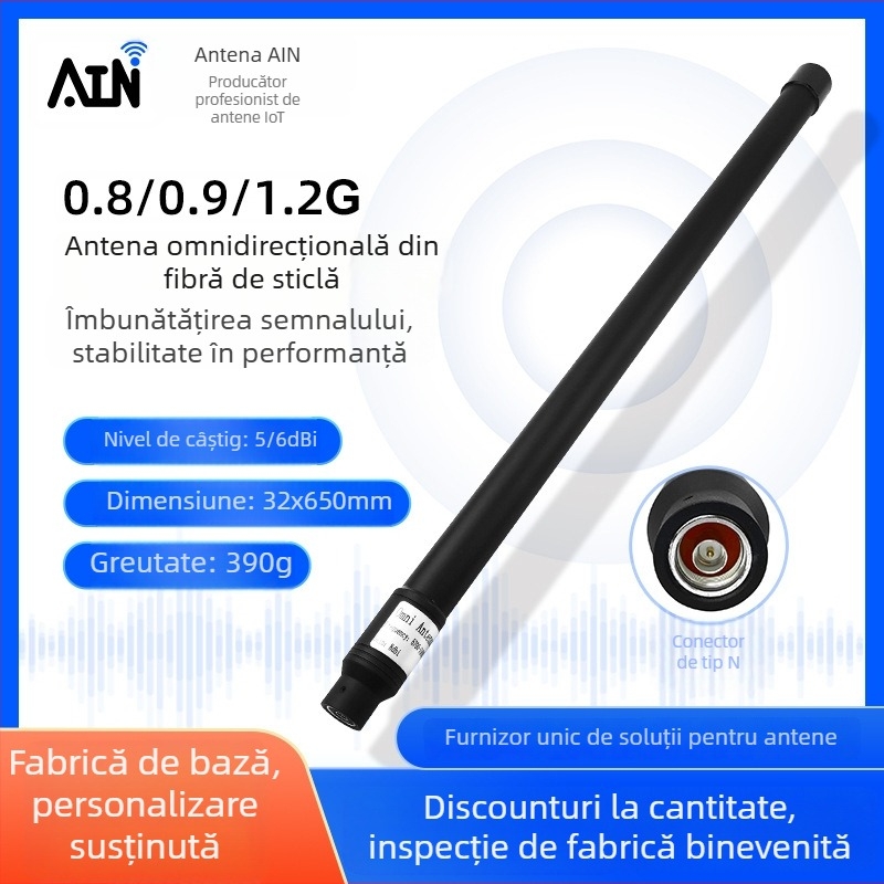 Antena Beidou GPS din fibră de sticlă, omnidirecțională pentru drone, 868/915/1.2 GHz