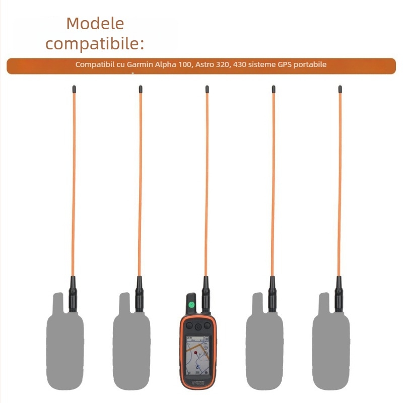Antena GPS 771 – bandă de frecvență 3–5 km; distanță teoretică 10–50 km; fără baterie; poziționare; compatibil cu Garmin Alpha 100, Astro 320, 430