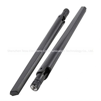 Antena pentru router WiFi, dual-band 2.4 GHz / 5.8 GHz, 5 dBi, conector SMA masculin, compatibil cu ASUS RT-AC68U/AC66U