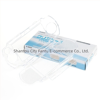 Carcasă Crystal Transparentă pentru PSP 2000/3000 (Plastic; Model PSP2000/PSP3000; Origine: Shenzhen; Ambalare: Cutie colorată)