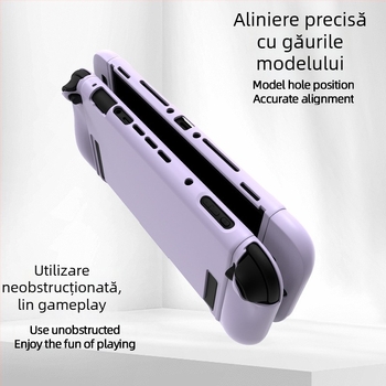 Carcasă pentru jocuri Nintendo Switch 2 — husă TPU cu design split, turnare prin injecție, compatibil Switch 2, greutate 80 g