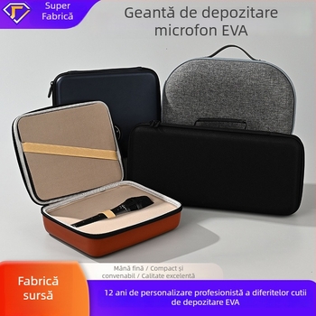 Cutie EVA rezistentă la șocuri, personalizabilă pentru microfon, tastatură mecanică wireless și ochelari AI - sarcină 10 kg, imprimare în relief, husă de unelte
