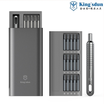 Set de șurubelnițe magnetice 31-în-1, cu 30 vârfuri interschimbabile, din oțel 60# pentru telefoane mobile și electronice