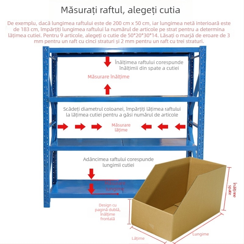Cutie de raft KK, cu cinci straturi, extrem de rigidă, deschidere înclinată pentru depozitare