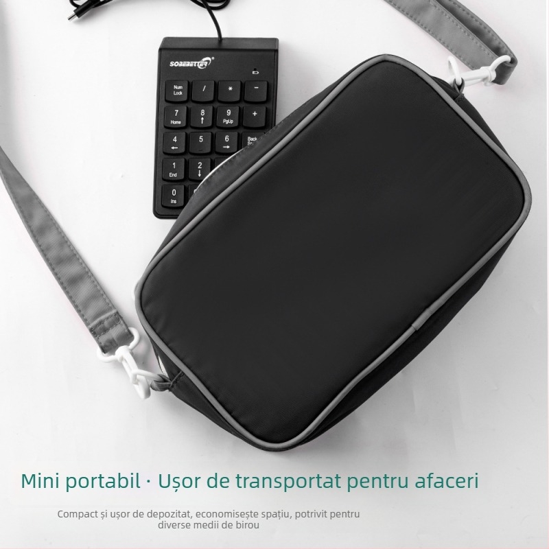 Tastatură numerică pentru laptop (USB cablat, arhitectură Crater, ≤87 taste, ABS corp, cablu 1,2 m)