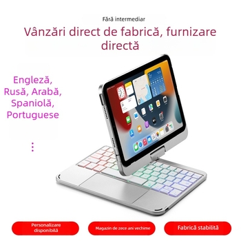 Tastatură wireless pentru iPad mini 6 – Bluetooth, model F83ATS, lansare 2023, ergonomic, compatibil cu iPad mini 6 din 2022