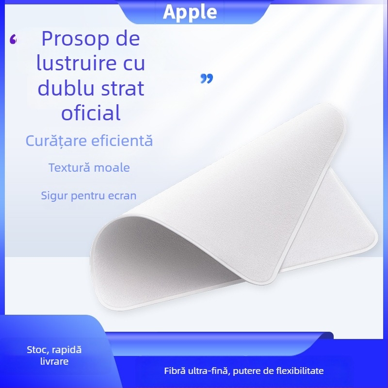 Fan Shengda Cârpa de curățare a ecranului Apple pentru iPhone, iPad, MacBook și alte dispozitive Apple