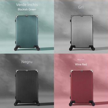 Seven Wolves PC valiză de mână cu lacăt TSA, capacitate mare, roți universale, greutate 3,35 kg