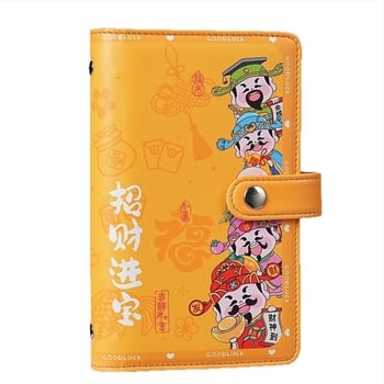 Port-card PU cu model anime, protecție RFID, durabil și spațiu de depozitare