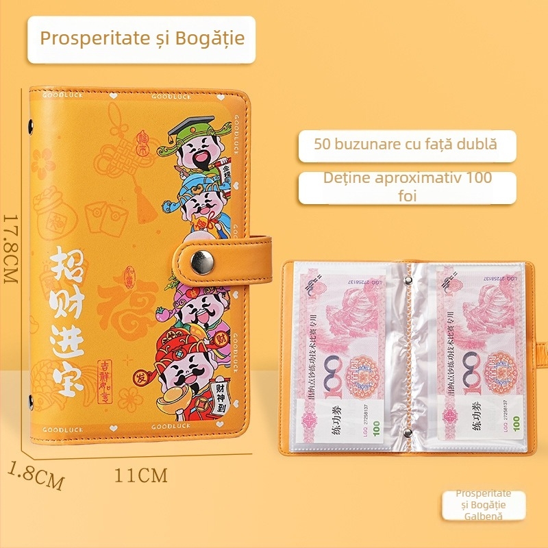 Port-card PU cu model anime, protecție RFID, durabil și spațiu de depozitare