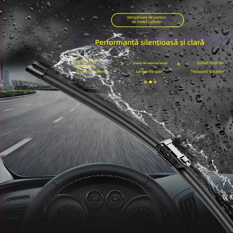 Ștergătoare fără ramă pentru Volkswagen Polo — cauciuc, brand Changxi, față și spate