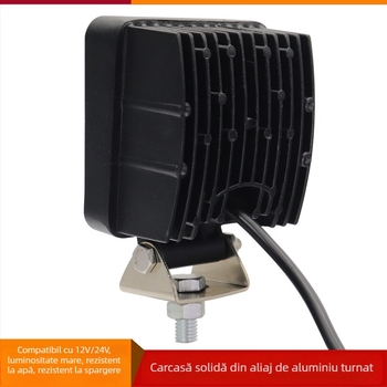 ZS-48WHC LED lampă de lucru pentru excavator, încărcător, macară, buldozer, încărcător frontal — 48W, 12–60V, 2800 lm