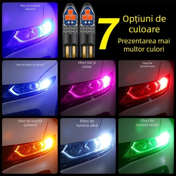 Lumină LED T10 pentru mașini, 6SMD-3030, carcasă din aluminiu, 12-24V, Jin Chida