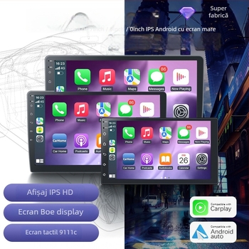 Sistem Android pentru navigație auto cu afișaj TFT de 7–10 inch, alimentare 12V, 4x55W, compatibil universal