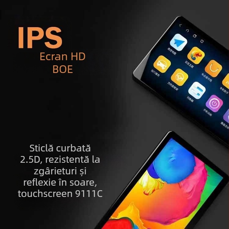 Sistem Android pentru navigație auto cu afișaj TFT de 7–10 inch, alimentare 12V, 4x55W, compatibil universal