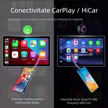 Unitate head Android pentru mașină cu Android 13, ecran IPS, 50W, alimentare 12V, brand Luu