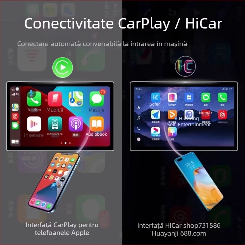 Unitate head Android pentru mașină cu Android 13, ecran IPS, 50W, alimentare 12V, brand Luu