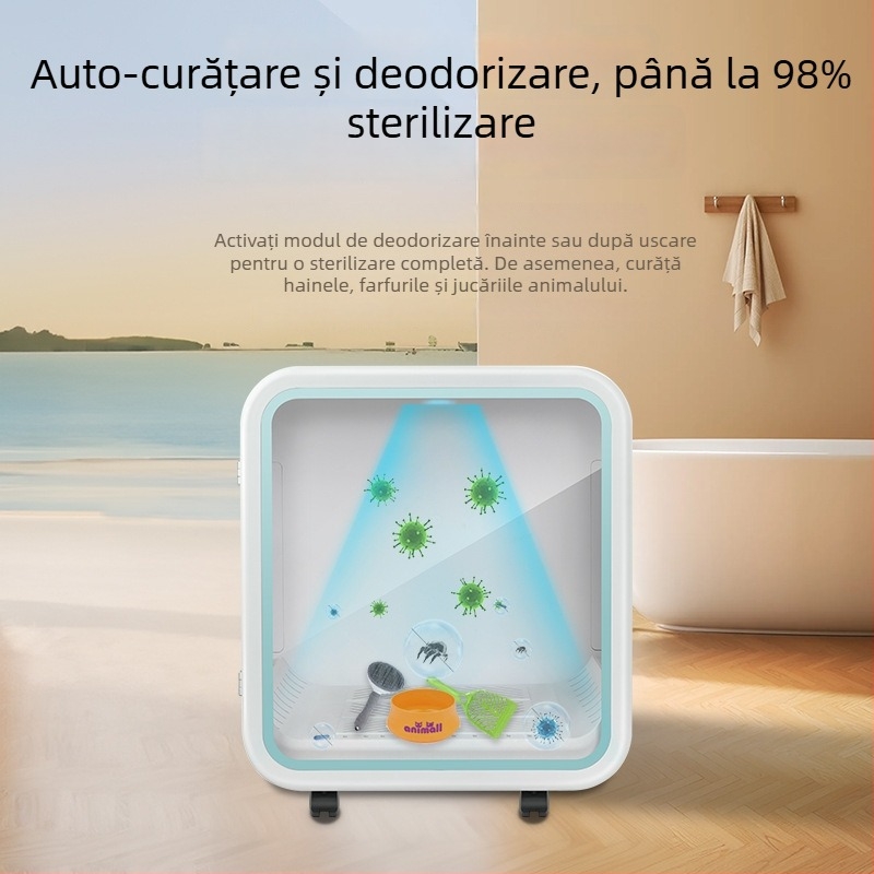 Cutie de uscare pentru animale de companie, model SU9, sub 1000W, 220V, încălzire PTC, motor DC