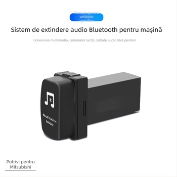 Receptor Bluetooth pentru Mitsubishi MP3 Player, Model MITSUBISHI-A, AUX, 12-24V, Bluetooth 4.0, Redare 24h